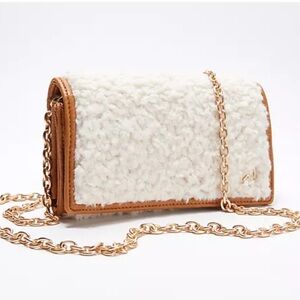 House of Want HOW We Browse Wallet Crossbody Shearling